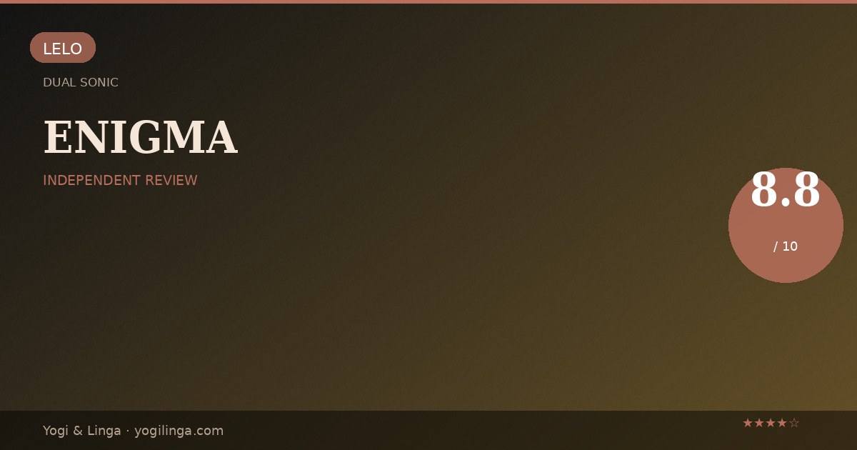 LELO ENIGMA Review: Dual SenSonic Clitoral + G-Spot Stimulator